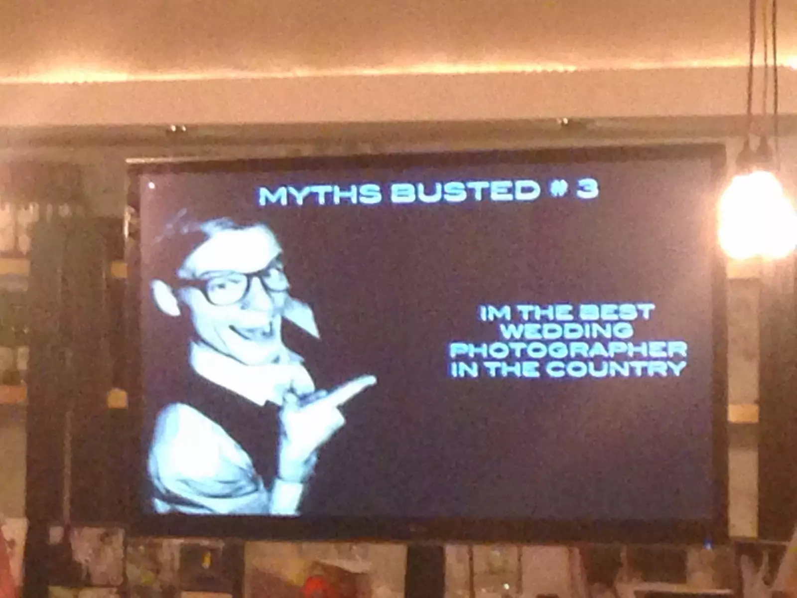 Slide displayed at a RapidStudio event reading 'Myths Busted Number 3'