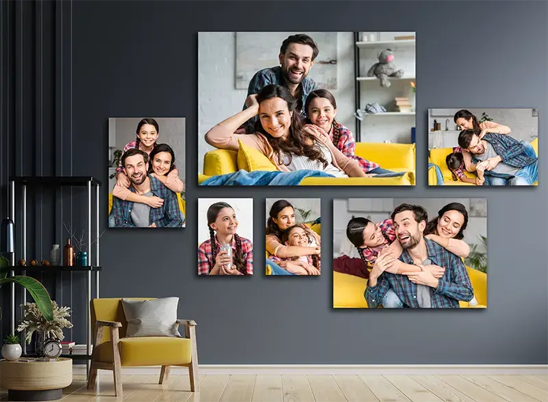Print your own RapidStudio wall art canvas sets online 