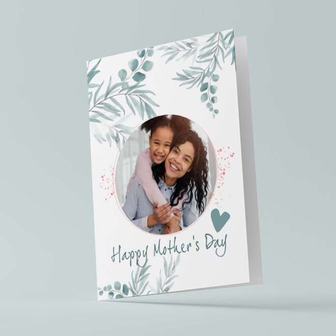 Print your own Mother's Day card online with RapidStudio 