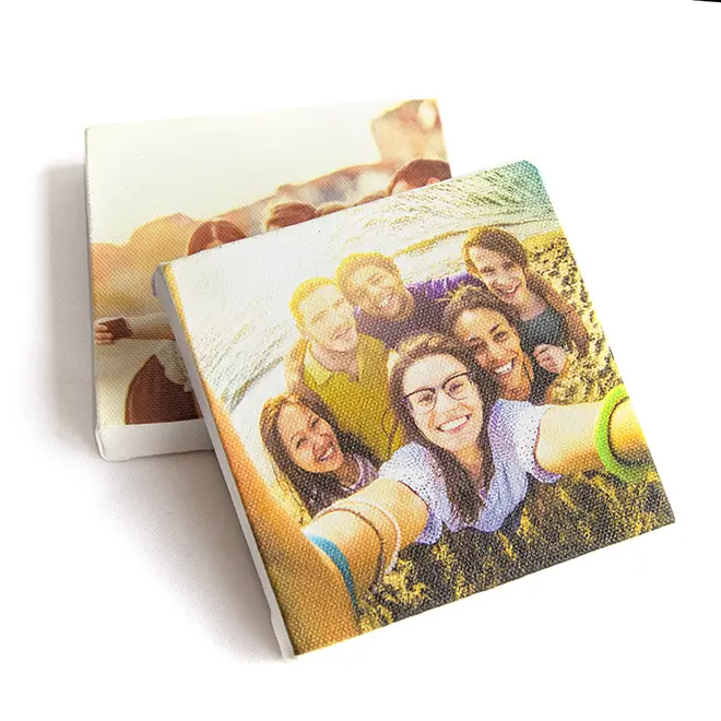 Personalised photo book featuring a vibrant cover with a group selfie of smiling friends outdoors. The photo book has a sturdy, high-quality finish, making it an ideal gift for various occasions such as birthdays, Christmas, or Valentine''s Day. Perfect for preserving cherished memories.