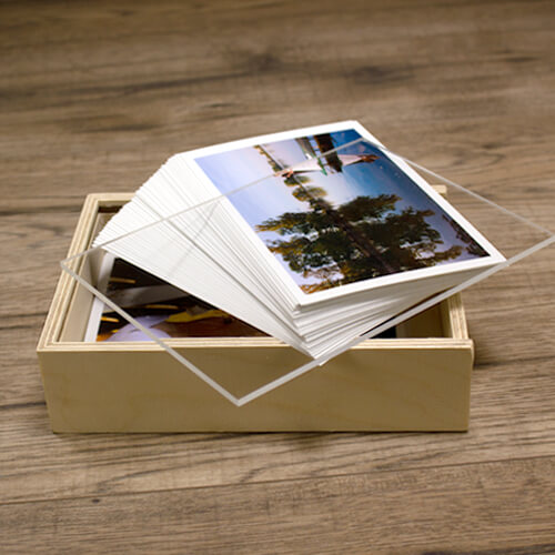 wooden presentation box