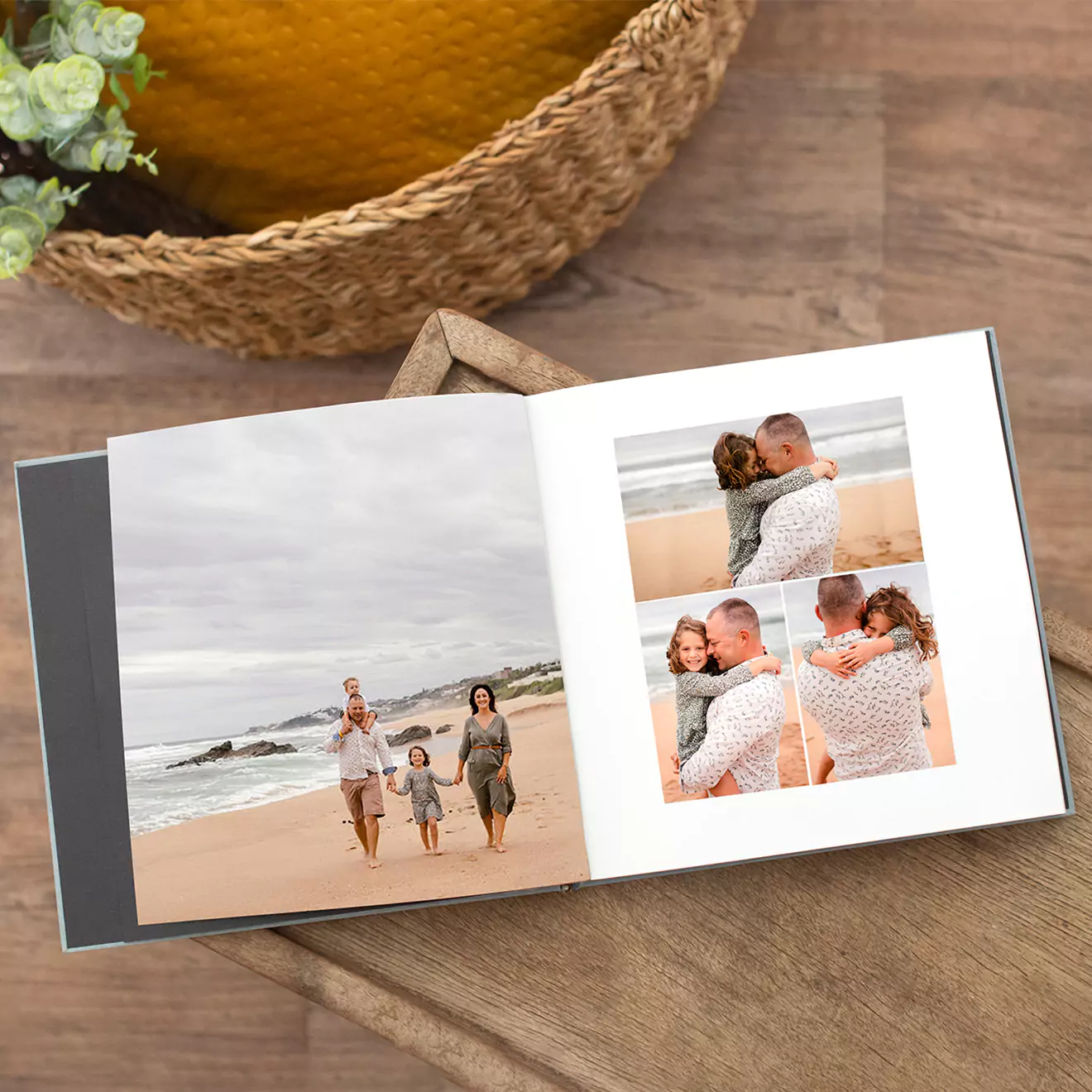 RapidStudio A4 hardcover photobook with personalised printed cover