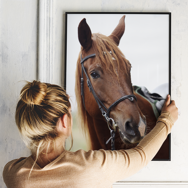 Immerse yourself in modern luxury with RapidStudio's Premium Skinny Mount personalised A2 Canvas, elegantly framed in a sleek contemporary design, ensuring your memories stand out with timeless style.