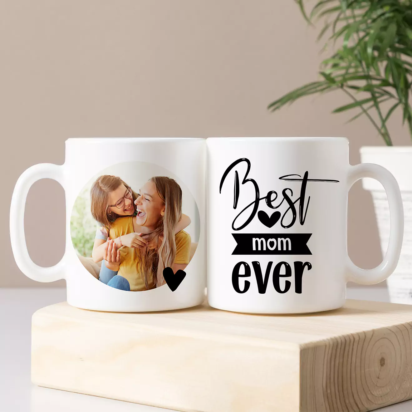 Best Mom personalised mug, featuring a design that celebrates the love and appreciation for moms everywhere. Customise with photos, names, or special messages to make this the perfect gift for Mothers Day, birthdays, or just to show her how much he means to you.