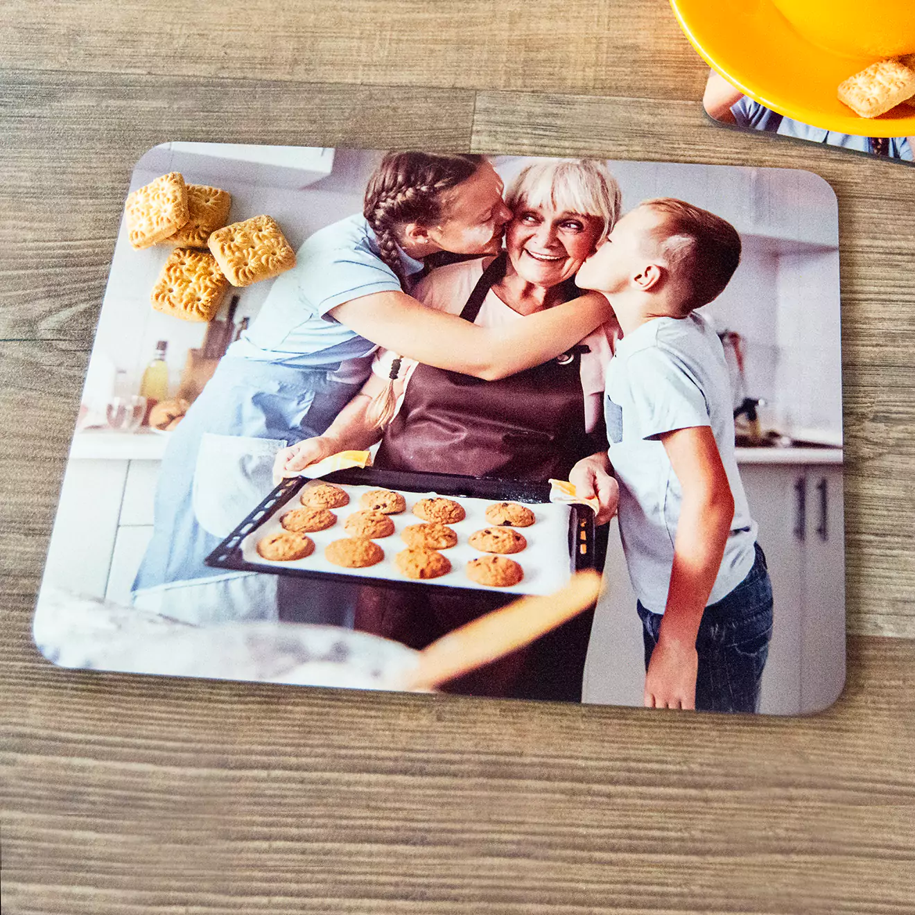 Personalised Placemats, designed to elevate your dining table with a unique touch. Customise with your favourite photos or designs, ensuring durability and style during meals, making every dining experience uniquely yours.