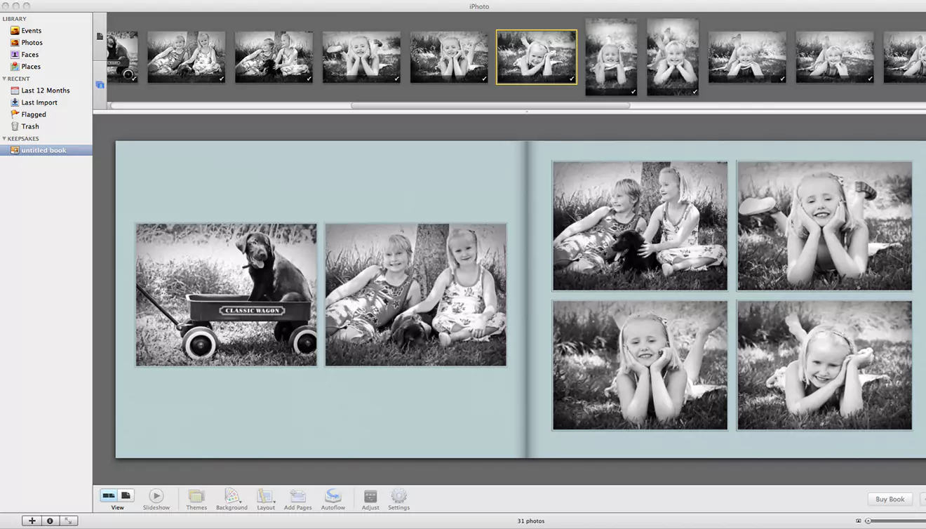 Creating a PDF from an iPhoto photo book, preparing to share or print - banner