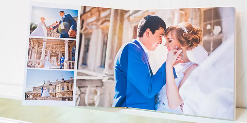 Wedding album, the perfect wedding gift, showcasing beautiful memories from the couple's special day