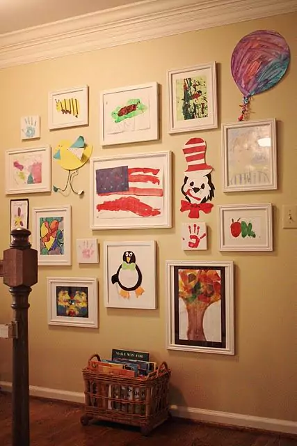 Preserve child's artwork with a framed canvas, showcasing their creativity in a lasting and beautiful display