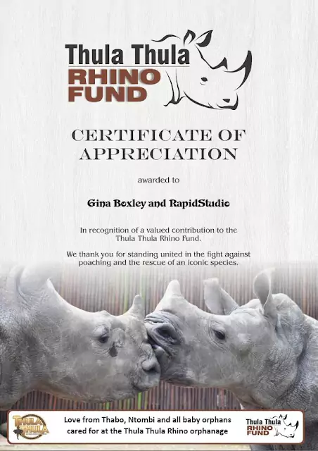 Tula Tula Rhino Fund partnership with RapidStudio, working together to support rhino conservation and protection efforts