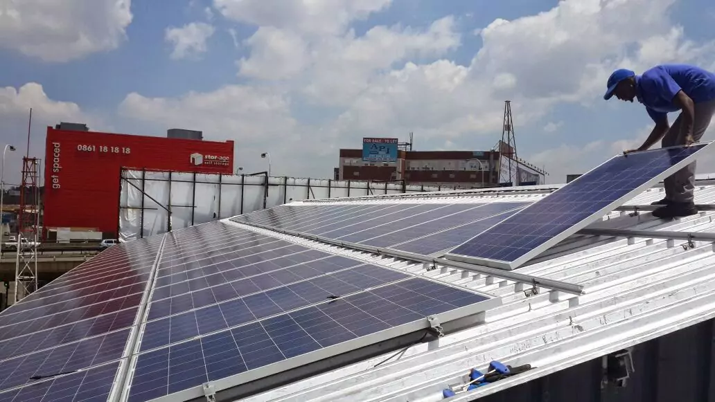 Installing solar panels at RapidStudio, enhancing sustainability with renewable energy solutions