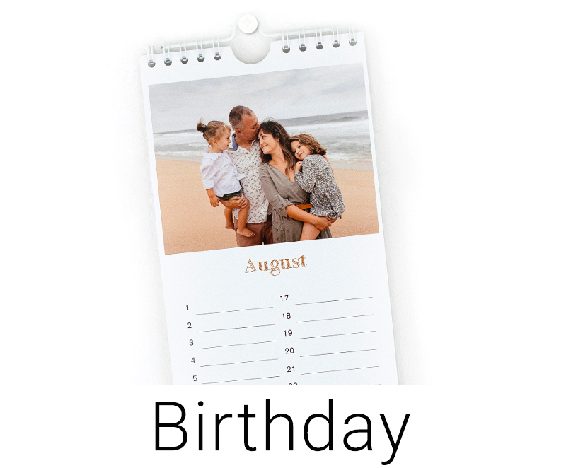 Rapidstudio personalized photo birthday calendar