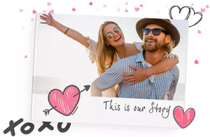RapidStudio valentine day love photobook template 