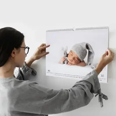 Rapidstudio personalized A3 photo wall calendar