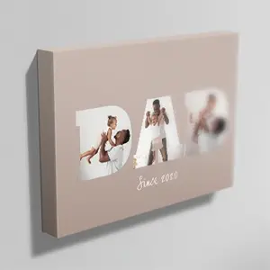 Print your own canvas collage print for Father's Day photo canvas online at RapidStudio