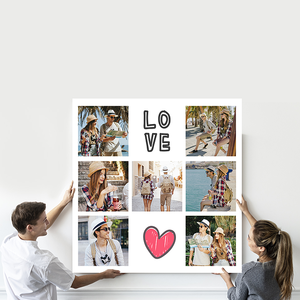Print your own canvas collage print online with RapidStudio collage templates