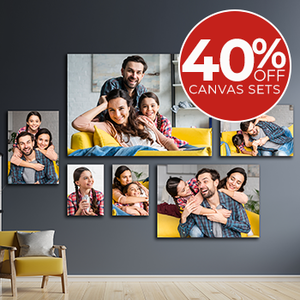 40% online sale on RapidStudio Canvas print sets