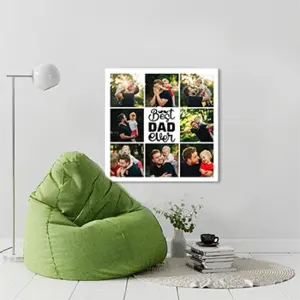 Print your own Father's Day photo canvas print gift for Dad online with Rapidstudio