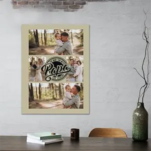Print your own Father's Day canvas photo print for Papa online with Rapidstudio