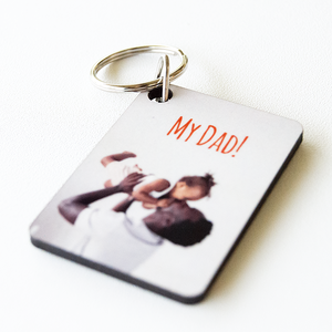 Create your own photo keyring for Dad online with RapidStudio
