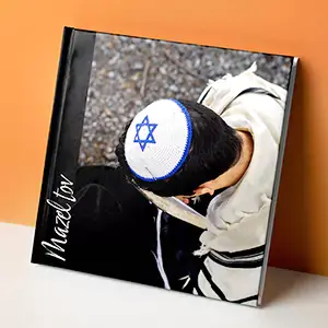 Print your own hard cover bar mitzvah photobook online with Rapidstudio