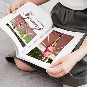 Print your own hard cover sport photobook online with Rapidstudio