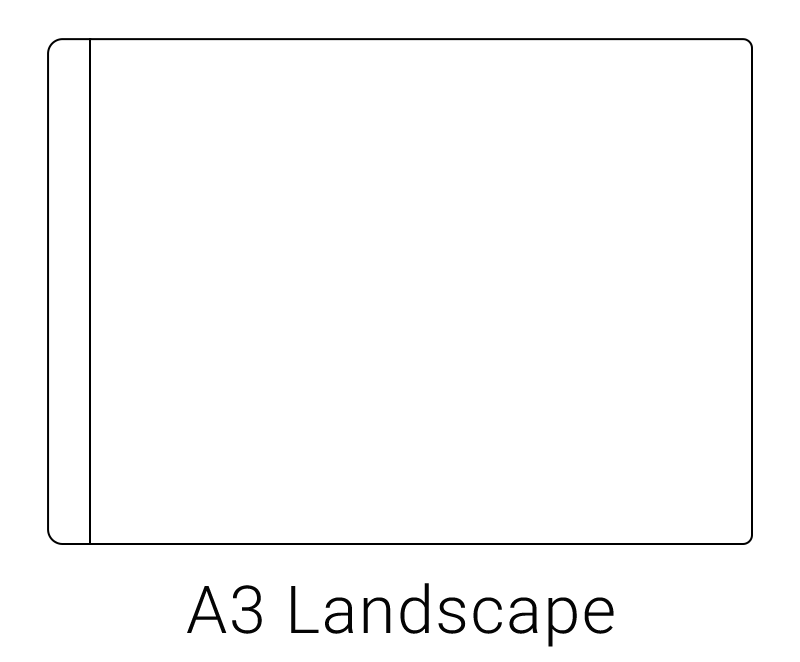 A3 landscape photobook size